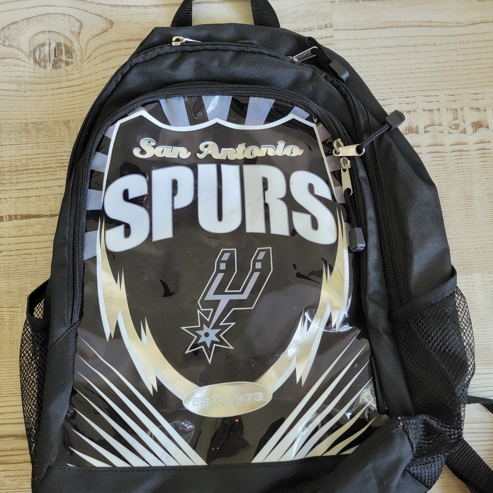 NBA San Antonio Spurs Black Backpack